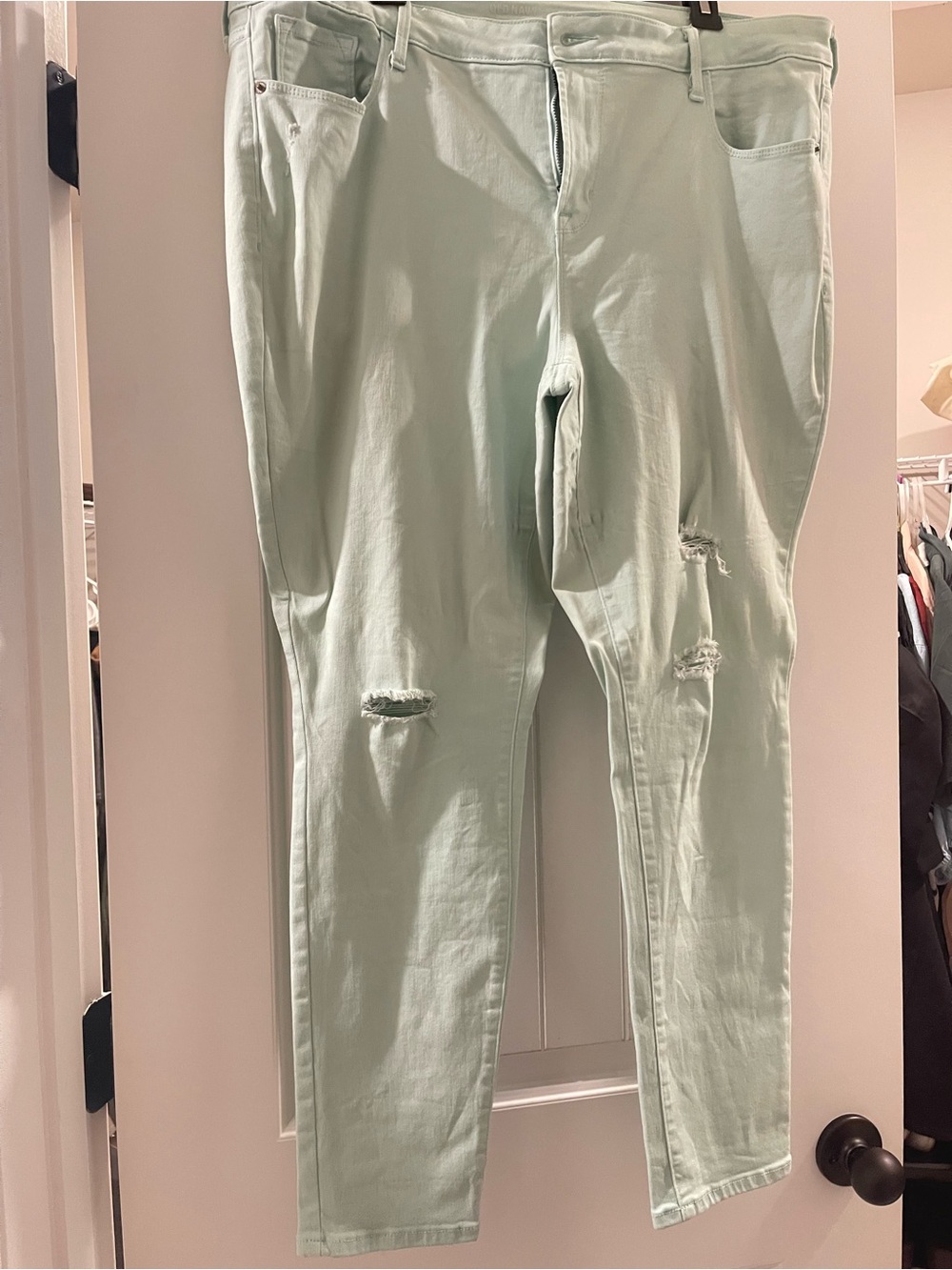 Old Navy Women's Mint Green Skinny Jeans